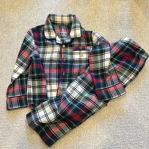 GAP Kids Plaid Pajama Set - Red, Green, Blue, White